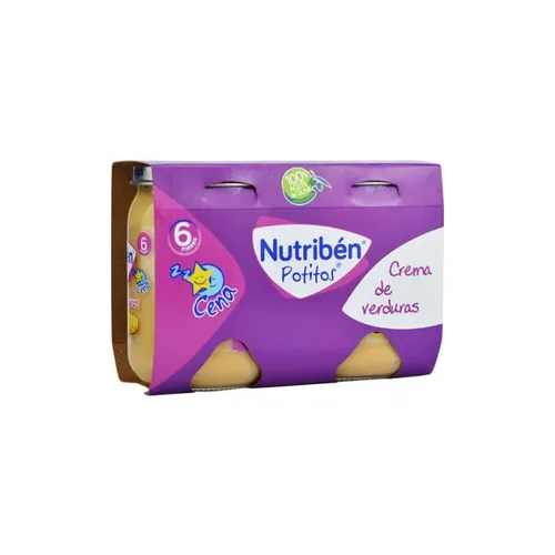 nutriben cena crema de verdura bipack 2x190g