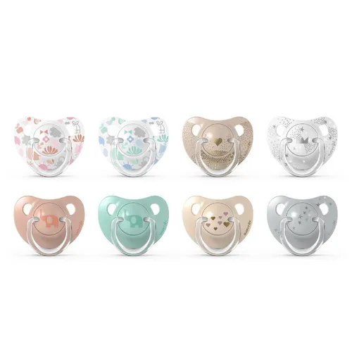 suavinex chupete clásico tetina anatómica silicona 6-18m 2 uds