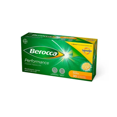 berocca performance naranja 30 comp efervescentes