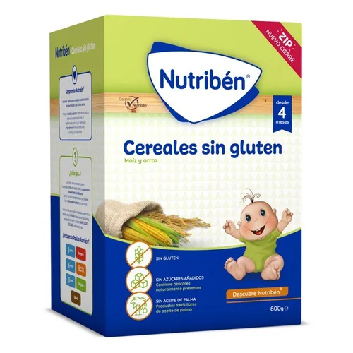 nutribén cereales sin gluten papilla 600 g