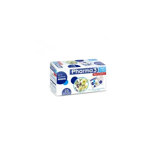 pharma3 diet & detox 25 bolsitas