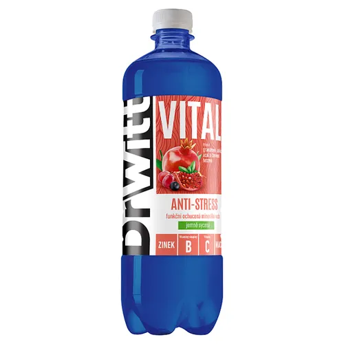 DrWitt Vital Anti-Stress příchuť granátové jablko, acai a červené hrozno 750ml