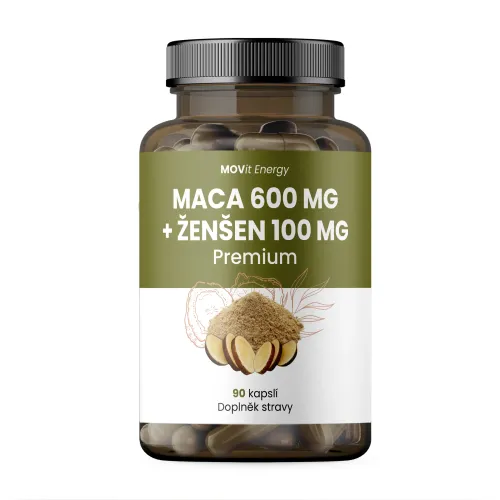 Movit Maca 600 mg + Ženšen 100 mg 90 kapslí