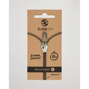 ZlideOn Narrow Zipper Silver L