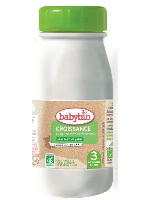 BABYBIO Croissance 3 tekuté dojčenské bio mlieko (0,25 l)