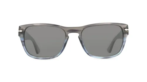 Persol PO3341S Dámy-Sluneční brýle Celoobrubové Panto Acetát-rámy, šedá pruhovaná