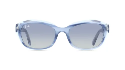 Ray-Ban Junior RJ9081S Děti-Sluneční brýle Celoobrubové Hranatý Acetát-rámy, modrá čirá