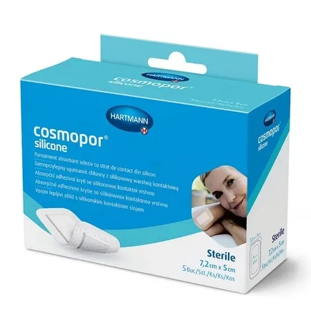 Plasturi Cosmopor Silicone 7.2x5 cm, 5 buc – Hartmann