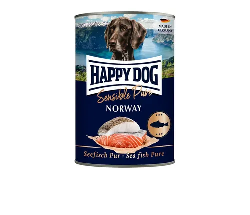 Happy Dog Sensible Pure Norway - konzerva, lososí maso 24 x 200 g