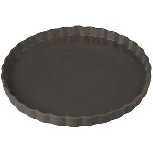 Tarteira Cerâmica Actuel Cinza 28cm