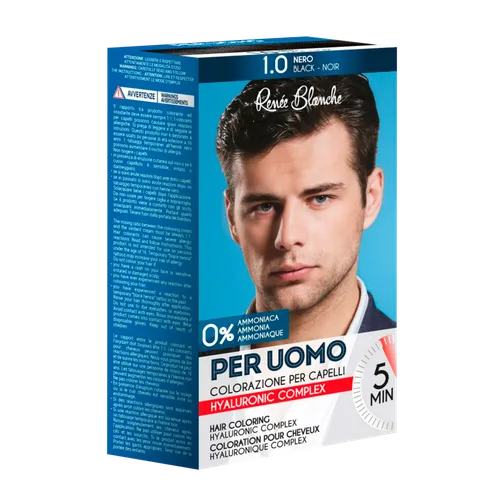 Farba na pánske vlasy čierna Renee Blanche 1.0 Nero