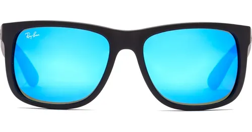 Ray-Ban Justin RB4165 622/55 - rektangelt solbriller, mænd, sort, spejlet