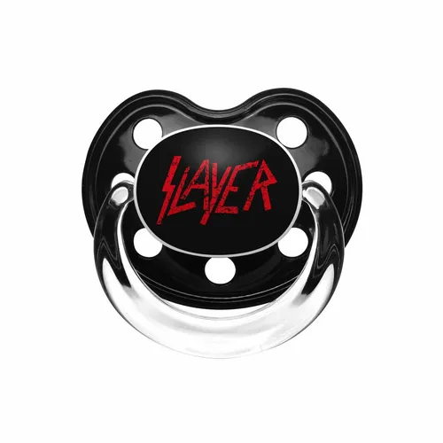 Slayer Schnuller - Logo - Schwarz - Metal-Kids