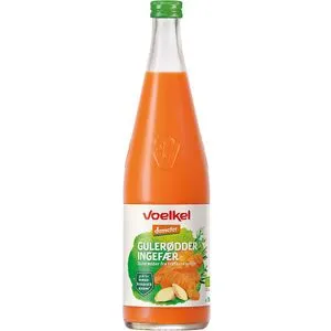 Voelkel Gulrøtter Ingefær Øko Demeter - 700 ml