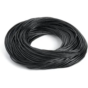 VBS XXL VBS Lederband, 50 m - Schwarz