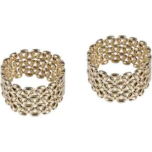 TRI Ärmel-Raffer "Elegance", 2 Stück, gold