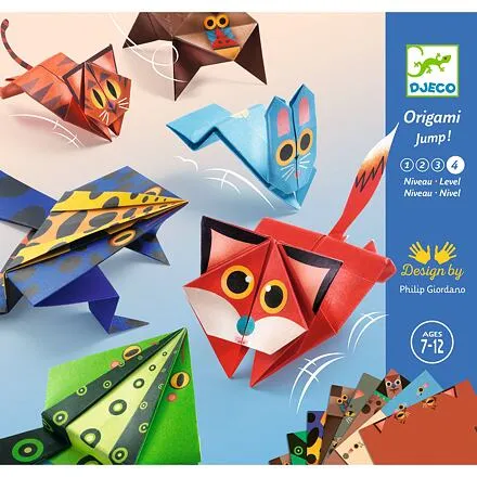 DJECO Origami vyskakovacie zvieratká