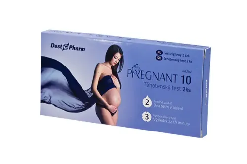 Těhotenský test PREGNANT 10 2ks