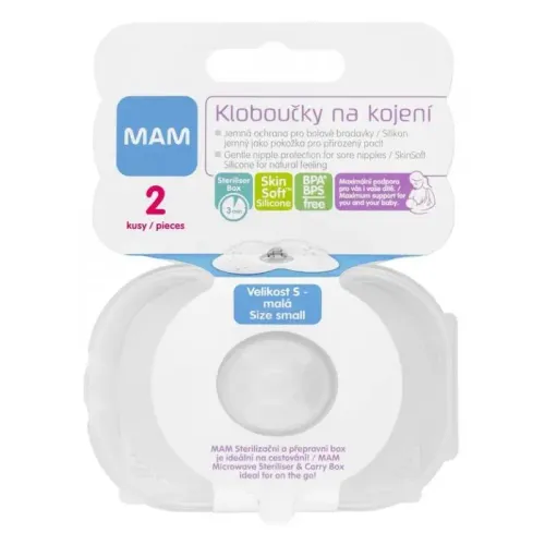 MAM Kloboučky na kojení 2ks