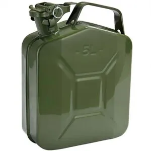 monzana® Metallkanister Grün 5 Liter