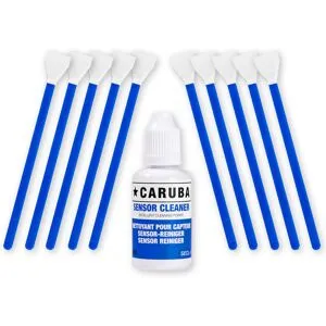 Caruba Swabs för APS-C-sensor 10-pack + rengöringsvätska 30ml