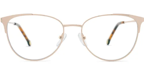 Lentiamo Andrea Light Gold - blaufilter Brillen [Computerbrillen], cat eye, damen, gold