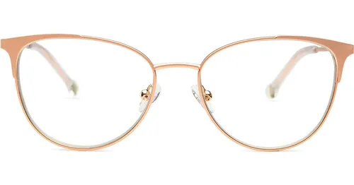 Lentiamo Andrea Rose Gold - blaufilter Brillen [Computerbrillen], cat eye, damen, rosa