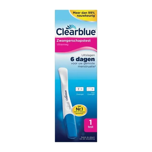Clearblue Zwangerschapstest Ultravroeg 1 Stuk