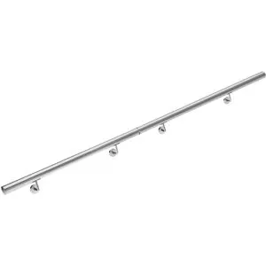monzana® Handlauf 2er-Set Edelstahl 4,2x200cm