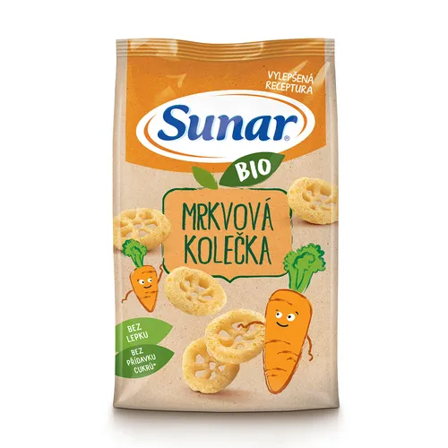 Sunar BIO Chrumky Mrkvové kolieska