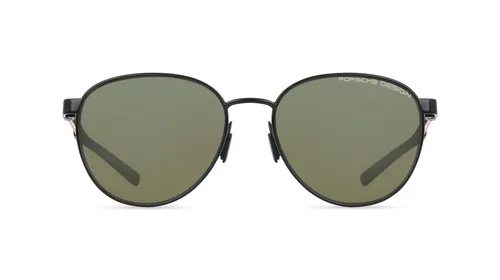 PORSCHE DESIGN 8945 Páni-Sluneční brýle Celoobrubové Panto Kov-rámy, černá