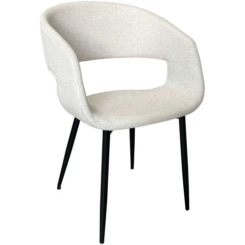 Boxxx ŽIDLE S PODRUČKAMI, ocel, tkaná látka, béžová