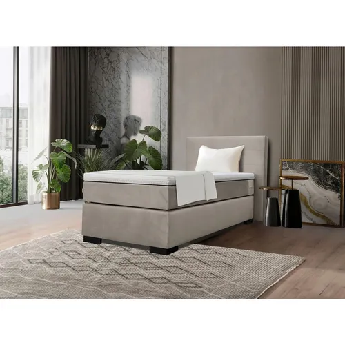 MID.YOU POSTEL BOXSPRING, 90/200 cm, krémová