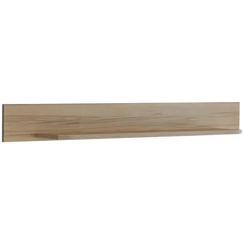 Voleo NÁSTĚNNÁ POLICE, barva starého dubu, 160/25/22 cm