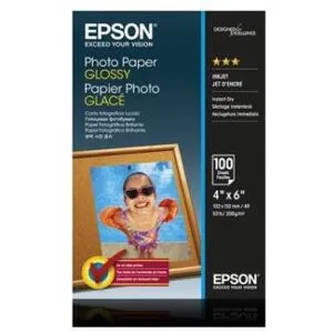Epson 10x15cm Photo Paper Glossy 200g/m2, 100 Ark