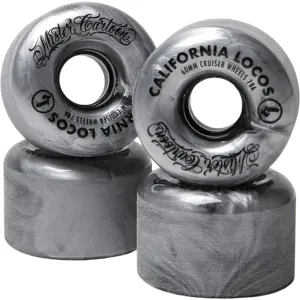 California Locos X Mister Cartoon Swirl Ink 78A Longboard Rollen (60mm - Metallic 78a)