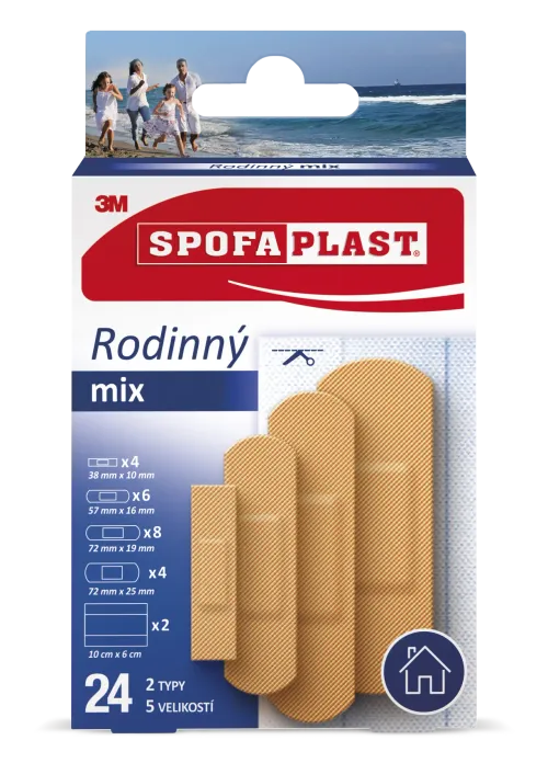 3M Spofaplast 603 Rodinný mix 24 ks