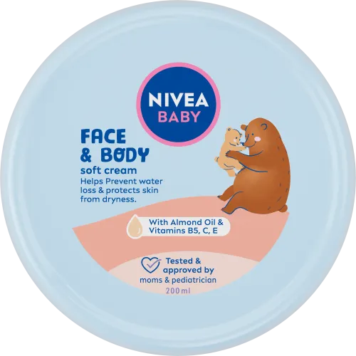 NIVEA Baby Face&Body hydratační krém 200ml 80529
