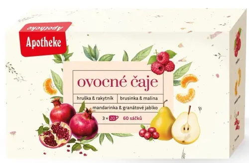 Apotheke dárková kolekce soubal Ovocné čaje 3 x 20 x 2 g