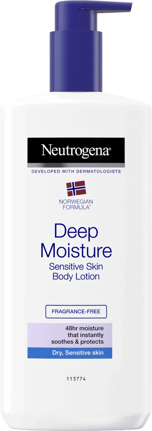Neutrogena Sensitive hloubkově hydratační tělové mléko pro suchou a citlivou pokožku 400 ml