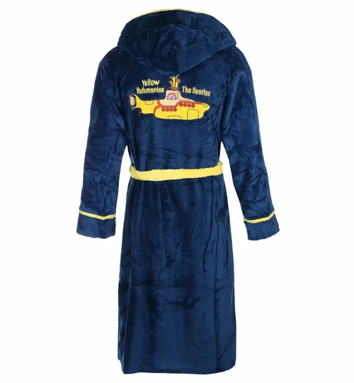 Bademantel Beatles - Yellow Submarine - NAVY - ROCK OFF