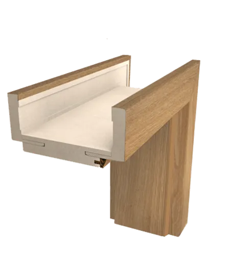 Obložková zárubňa Naturel 60 cm pre hrúbku steny 7,5-9,5 cm brest pravá O1J60P