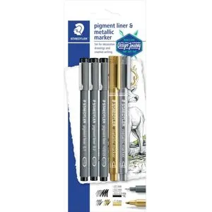 STAEDTLER Pigment Liner & Metallic Marker