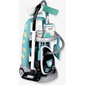 Carrinho de limpeza com aspirador - SMOBY azul