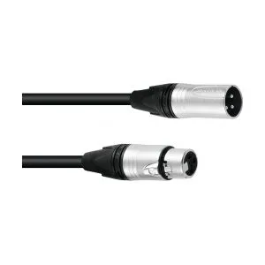 SOMMER CABLE DMX cable XLR 3pin 10m bk Neutrik TILBUD NU