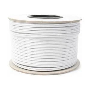RX28 Højttalerkabel 2 x 1,5mm² Hvid 100m Rulle TILBUD NU spole hjul hvid