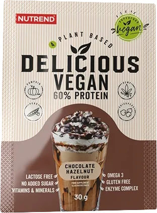 Nutrend Delicious Vegan Protein 30 g chocolate-hazelnut