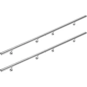 monzana® Handlauf 4er-Set Edelstahl 4,2x400cm