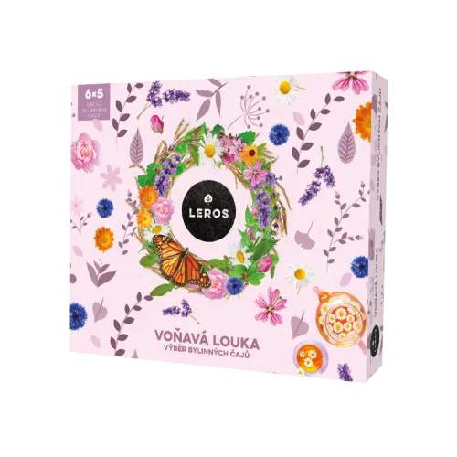 Leros Voňavá louka výběr bylinných čajů 6x5 sáčků