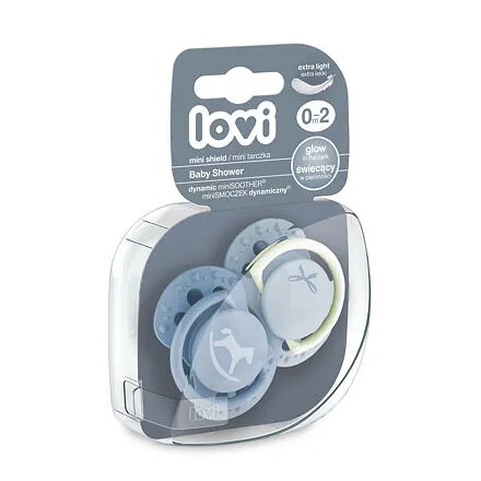 LOVI Mini cumlík BABY SHOWER 0-2m 2ks chlapec